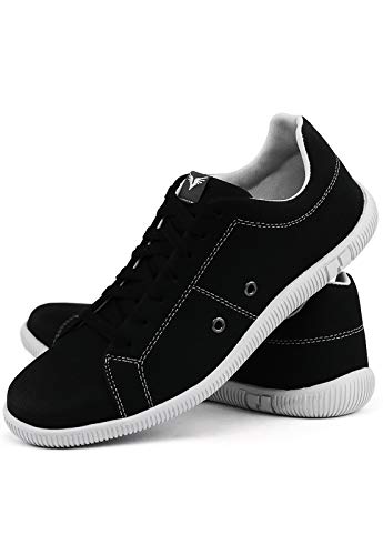 Kit de Bota Coturno Com Sapatênis Casual com Relógio e Carteira (39, PRETO PRETO)