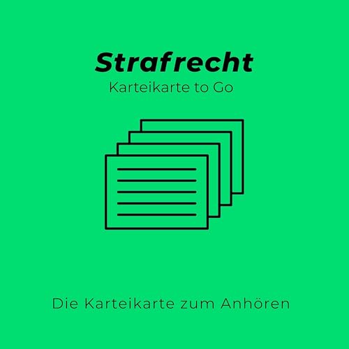 Page de couverture de Karteikarte to Go – Strafrecht