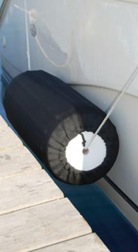 TAYLOR MADE PRODUCTS Premium Heavyweight Boat Fender Cover for 8.5" Hull Gard, 8.5" Super Gard, and 8" Big B, Black, 9205R - image 3