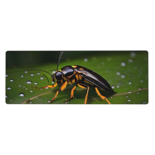 Tapis de clavier grand format 80x30cm pour souris optique et laser