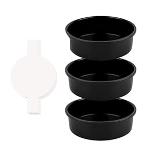 Fackloxc Backformen Set rund schwarz (3 Stück)