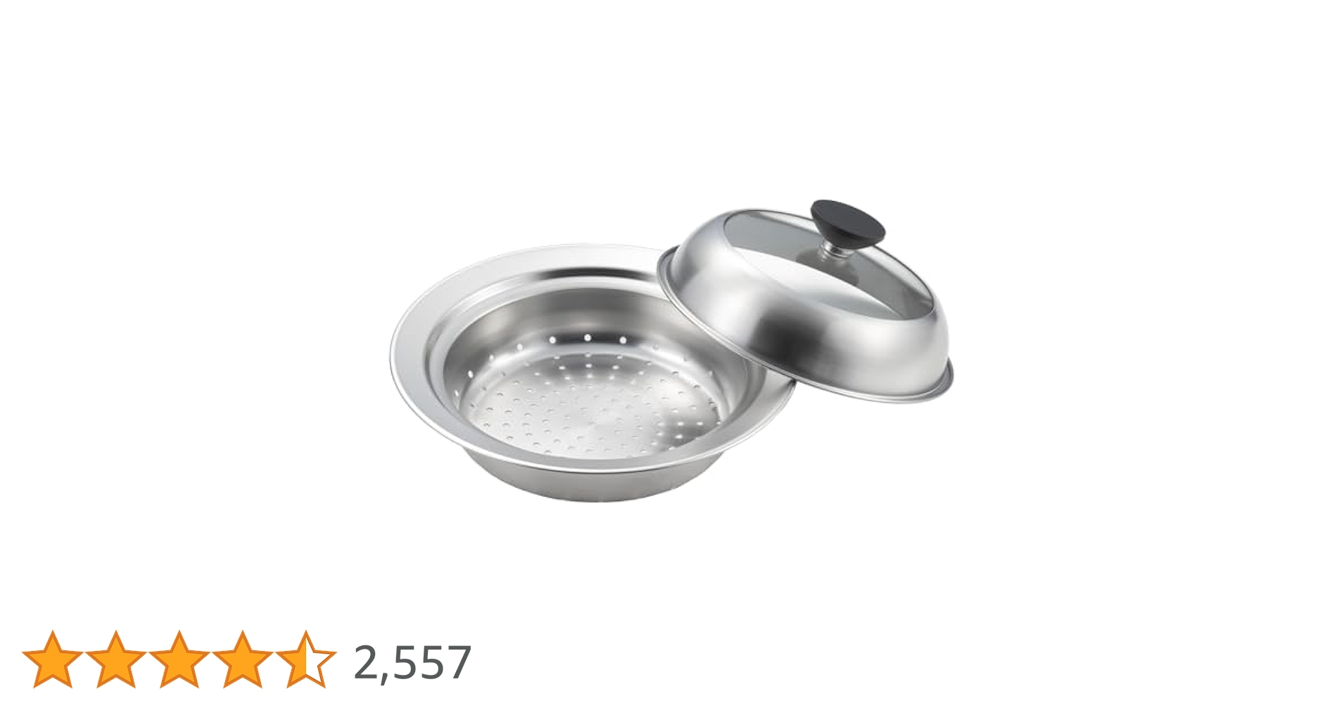 軽量ステンレス蒸し器 4段重ね可能 ガラス蓋付き 51HmsJkgkcL._AC_UL210_SR210,
