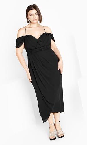 Image of City Chic Women's Plus Size Dress - Entwine Maxi