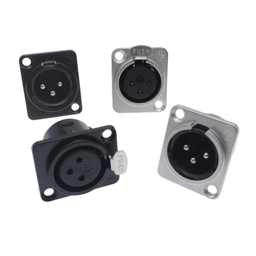 Prise XLR 3 broches YS145 YS146 en métal pour scène de concert et home studio nomade