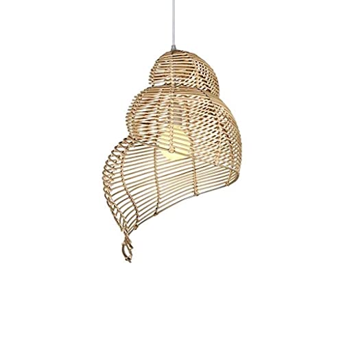 Lustre en rotin de bambou fait main pour retrouver la sérénité asiatique