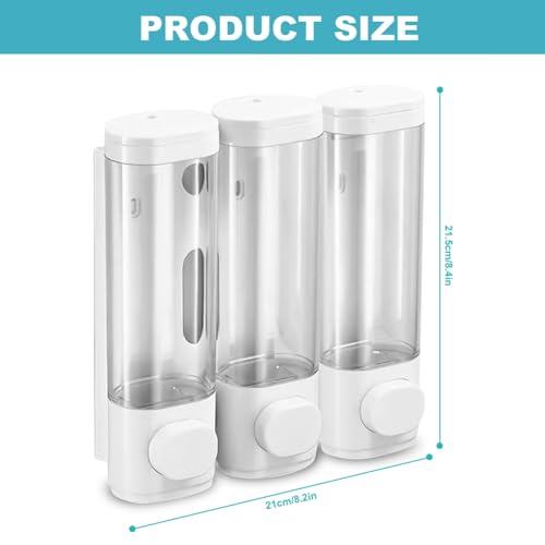 Distributeur de douche à 3 chambres pour une routine matinale fluide - 8