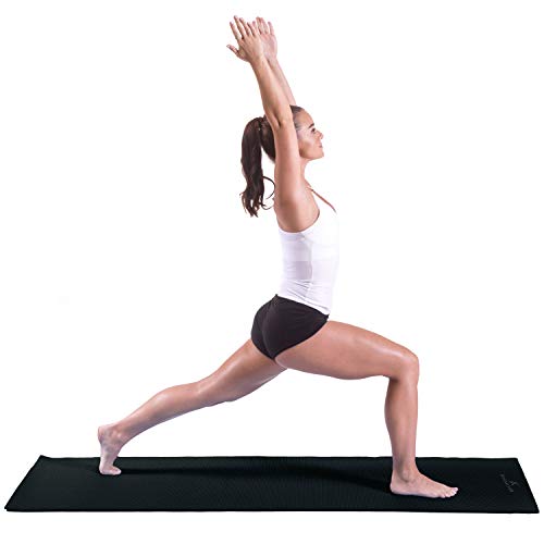 Prosourcefit Original Yoga Mat 1/4'' - Black' (Ps-1901-Mat-Pvc-Black) #TOP3