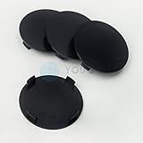 4 x Nabenkappen Nabendeckel Felgendeckel 60,0-54,5 mm RH60 - schwarz