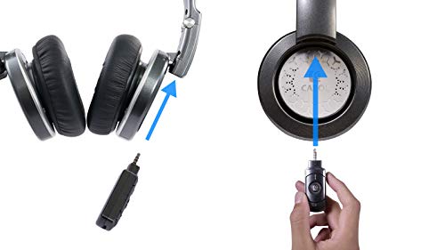 Carol Wireless Headphone Bluetooth With Transmitter And Receiver Comfort Fit, Hi-Res Audio, Bth-830 Black, Detachable Over Ear Foldable Headphone #TOP4