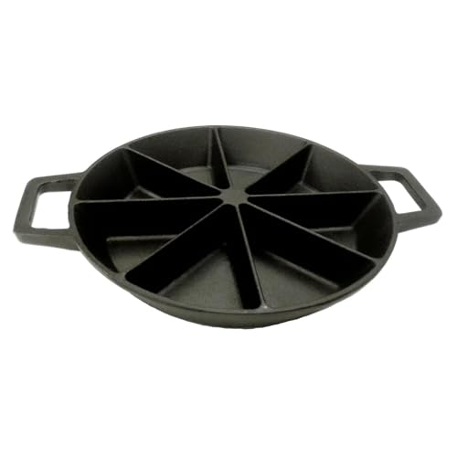 Comparison: Best Cracker Barrel Cast Iron Set 11 For Bayou Classic 10 Round Cast Iron Wedge Cornbread Set Pan with Loop Handles