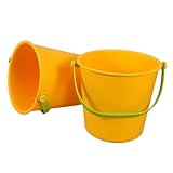Gatuida 2 Stück Teiliges Sandspielzeug mit Handgriff Kleiner Robuster Eimer aus Kunststoff für...