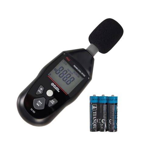 Image of BLACK CANYON Sound Level Meter - Digital DB Meter, Sound Decibel Meter, Decibel Reader, Noise Decibel Reader, 30-130dB, 30Hz-8kHz, A-Weighting,Auto Power-Off, LCD Display (Classic Black)