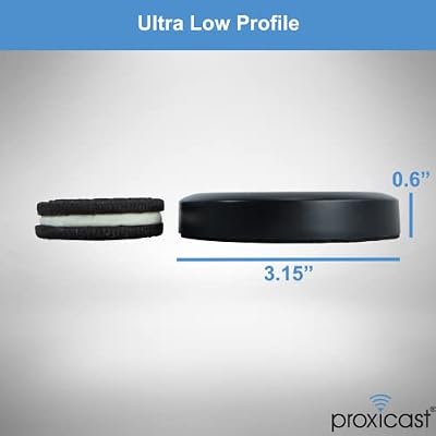 Proxicast Ultra Low Profile MIMO 4G / 5G Omni-Directional Magnetic/Adhesive Mount Antenna for Verizon, AT&T, T-Mobile Modems & Routers with SMA or TS9 External Antenna Jacks (ANT-122-M19)