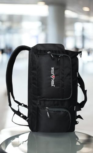 Image of FlexForce 45L All-in-One Duffel Bag, Gym Bag, Rucksack, Travel Bag, Sports Bag (Black)