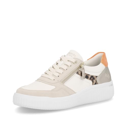 Remonte Chaussures à Lacets pour Femmes D3E05, Pointure:41 EU, La Couleur:Beige