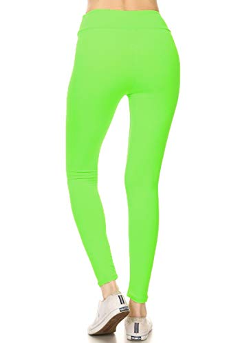 Image of Leggings Depot High Waisted Leggings for Women Buttery Smooth & Soft Women's Solid Yoga - Reg, Plus, 1X3X, 3X5X