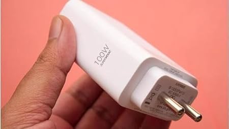 Image of Original 100W Supervooc Power Adapter for One Plus 11, 11R, 10Pro,10Pro 5G,10R 5G,95G (Adapter Only) White (DEC149)