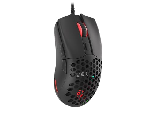 Genesis Raton Gaming Krypton 750 RGB 8000DPI Ultra léger Noir