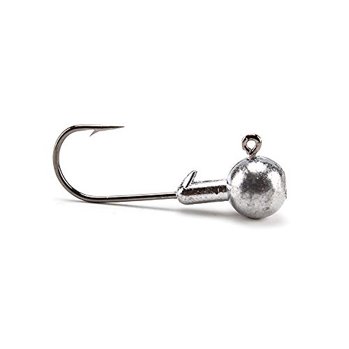Anzol, Andoer 50 unidades de anzóis de chumbo ganchos de pesca redondo gabarito 1/2/3/3,5/4/5/7/10 /