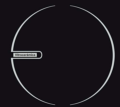 Corbero-CCVBR6450-Placa-Vitroceramica-de-60-cms-4-Zonas-Potencia-6400-W-Control-Touch-4-Fuegos-Doble-zona-23-Cms-9-Niveles-de-Potencia-Temporizador-de-99-min