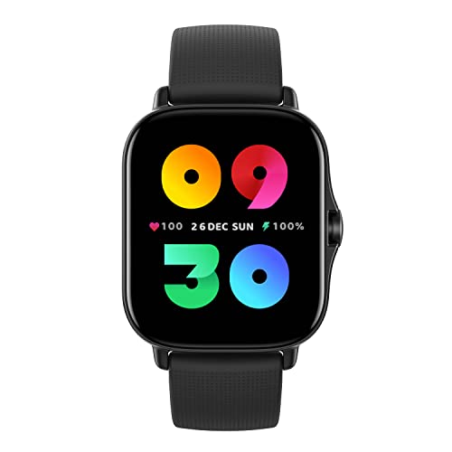 [Version 2022] Amazfit GTS 2 43mm Smartwatch mit AMOLED Always-on Display, Bluetooth-Anrufe, 3 GB Musikspeicher, Sportuhr mit 90 Sportmodi, Herzfrequenz- und SpO2-Überwachung, works with Alexa, GPS