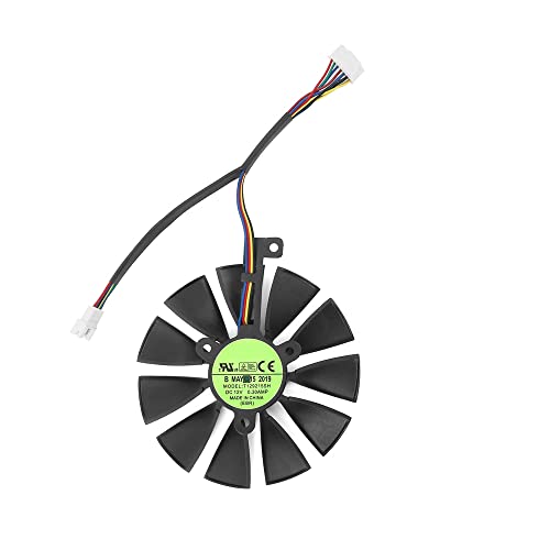 Rakstore T129215SH T129215SL 88mm OtBbNJ[h pt@ Kp ASUS ROG Strix Ƃ̌݊ RTX 2060 RTX 2060 Super RTX 2070 ÉN[[t@