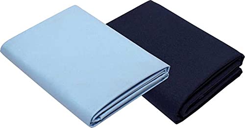 Combo Shirt Cotton Solid VIBGYOR and Navy Blue Trouser-image-0