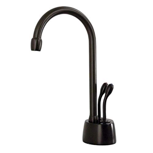 Westbrass D272-12 Develosah Hot/Cold Dispenser with Two Handle Hot and Cold Water Dispenser Faucet, Oil Rubbed Bronze by Westbrass - Used condition - US$158.04