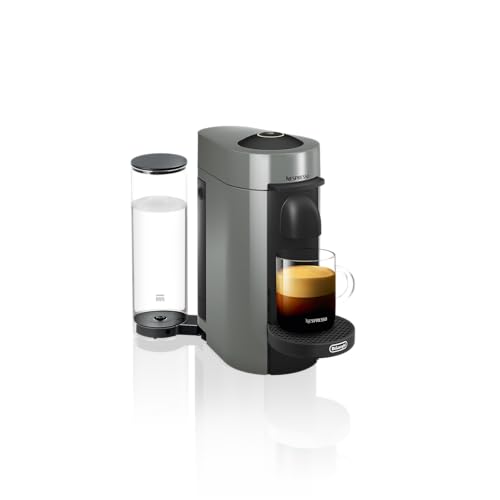 Nespresso Vertuo Plus Single Serve Coffee and Espresso Machine by De'Longhi, Grey by Nespresso - Image 2