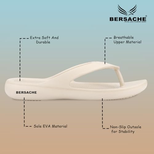 Image of BERSACHE Extra Soft Classic Casual with Regular wear with Ultra Soft Flip-Flops for Women's