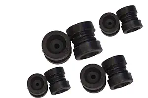 BACKBONE Plastic Insulator | Solar Fencing Insulator | Insulator for Zatka Machine | Insulator for Fence/Black Zatka Machine Electric Fencing/Garden/Farm/Villa/Factory (Pack of 100)