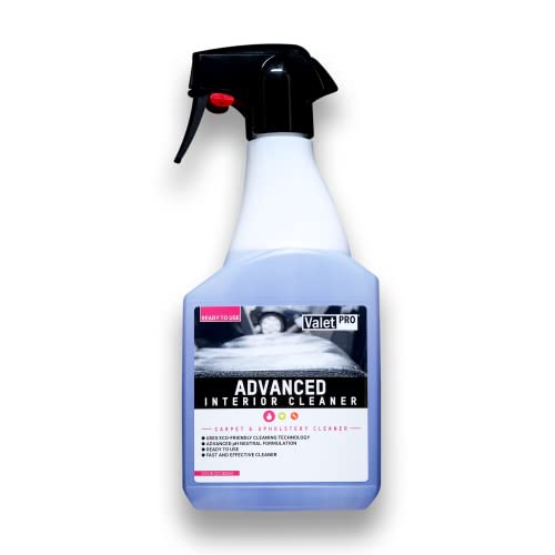 ValetPRO – Produit nettoyant d'intérieur avancé, nettoie les pires taches dans l'intérieur de votre véhicule, 500 ml