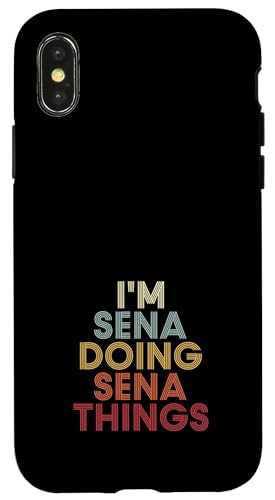 Sena Name Sena Personalized Name First Given �X�}�z�P�[�X iPhone X/XS �p