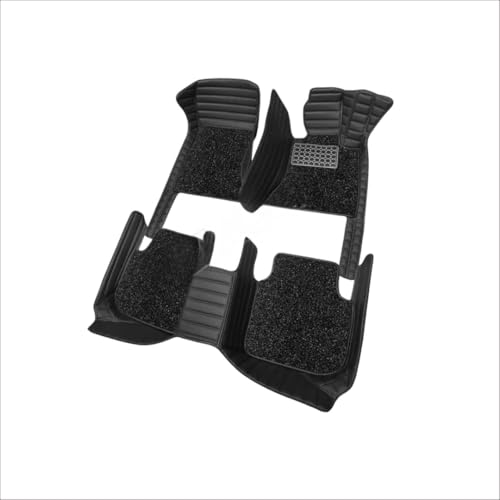 Image of 10D Car Floor Mat for BMW 5-Series | Black