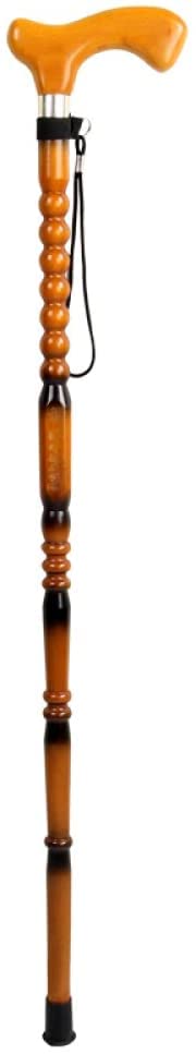 Cane de marche en bois pour personnes âgées et seniors