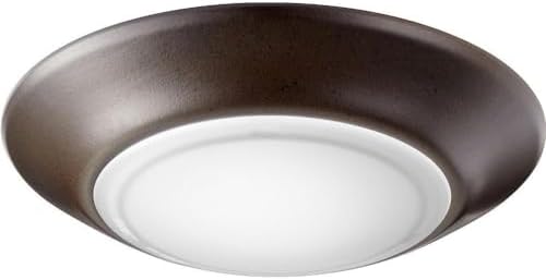 Quorum 905-6-86 Transitional LED Ceiling Mount in Bronze/Dark Finish,