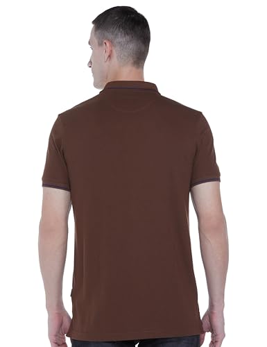 Van Heusen_Mens__T Shirts_(VSKPURGPV11498_Brown_M) - Image 2 thumbnail