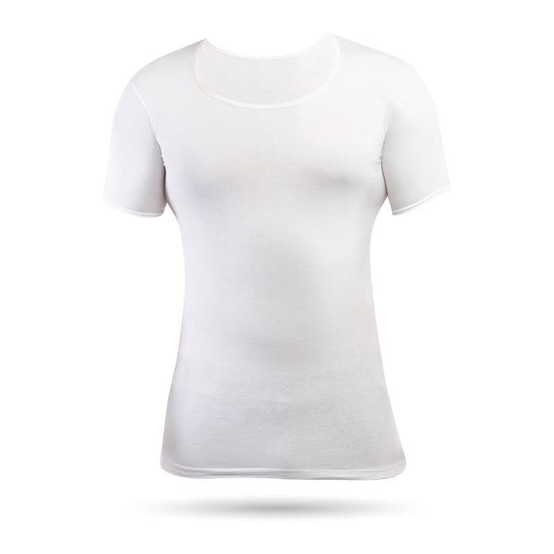 vip Leader Basic Premium Men's Cotton Vest with Sleeves (Pack of 5, 95 cm) White-picture-31