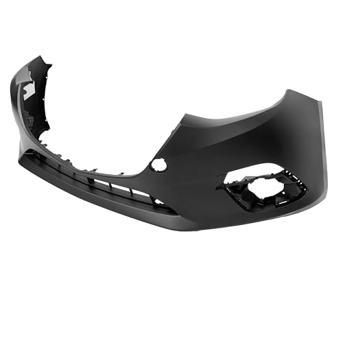 Image of FitParts Compatible with Mazda 3 2014-2016 Front Bumper Cover | CAPA Certified, Primed, With Fog Light Holes, Hatchback, Ready to Paint, OEM BJS750031ABB, MA1000239
