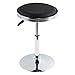 FURWOO Tabouret de barbier Rond en Cuir synthétique Tabouret de Travail Rotation réglable en Hauteur Convient pour Le Bureau à Domicile Hôtel Salon Salon Salle de Consultation Tabouret général (Noir)