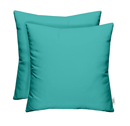 RSH DECOR: Sunbrella Square Throw Pillows Set of 2 | 20' x 20' | Water and Fade-Resistant...