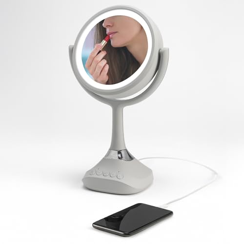 Homewerks Bluetooth Makeup Mirror with Lights