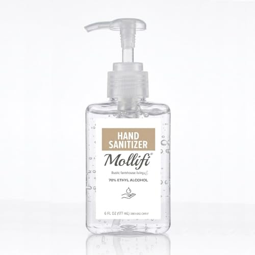 Hand Sanitizer Gel, 6 FL OZ, Fragrance Free, Mfr: MOL9747-6OZ-A, 12PCS image 5