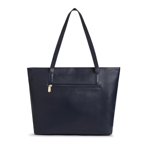 Image of Caprese Tarry 15.6 Inch Laptop Compatible Large Tote Bag for Women | Stylish, Durable, and Spacious with Multiple Compartments, Back Zipper Pocket for Work, Travel, and Everyday Use