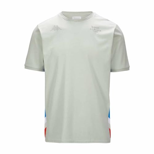 T-Shirt Anser Pilote Ocon BWT Alpine F1 Team Kappa Gris Taille 3XL pour Homme