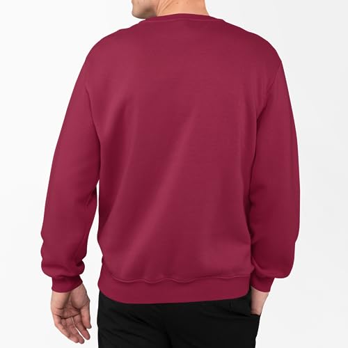 Image of Men Regular Fit Crew-Neck Sweatshirt