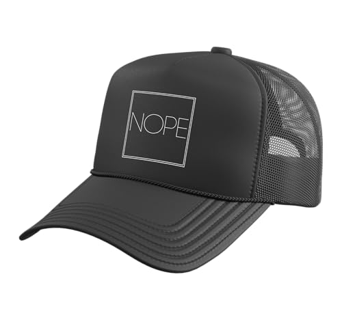 Gorro Trucker Minimalista Funny No Lover Ajustable Negro miniatura 1