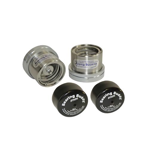 Bearing Buddy 2717-SS - USA-Made Stainless Steel Bearing Protector with 23B Bra - Wheel Bearing Protectors for Boat, Horse, RVs, & Utility Trailers - Only Fits Hubs with 2.717” Inside Diameter