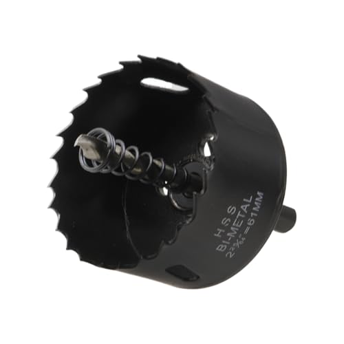 Image of 2-54 /64 inch /61mm Hole Saw Bi-Metal Hole Drilling Cutter Hole Cutter Drill Bit for Cutting Thin Metal Drywall Plastic