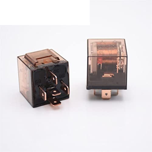 Relais de voiture étanche 12V anti-court-circuit 100A à 5 broches LED